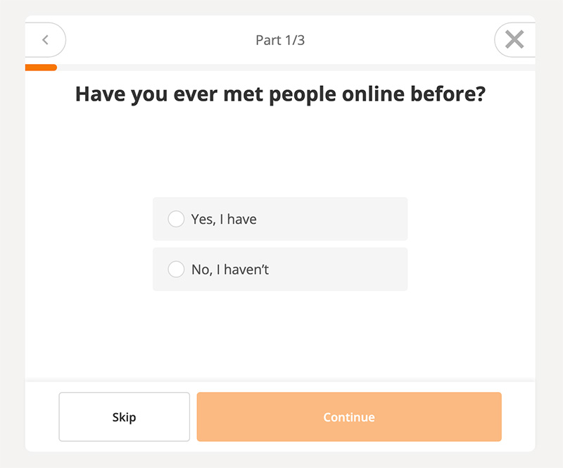 asianmelodies registration questionnaire