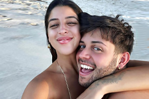 happy couple with turkish woman