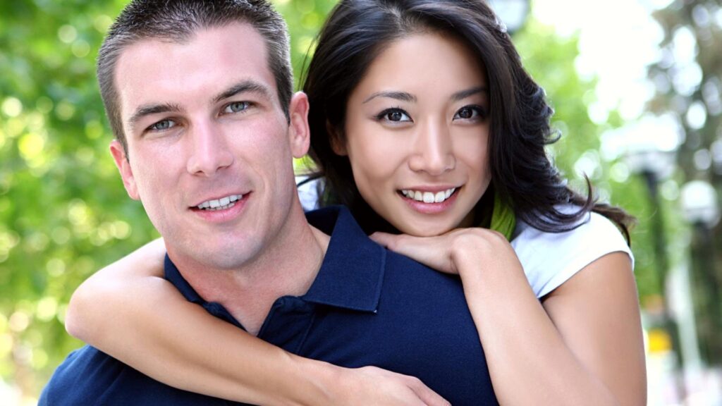 asian girl with american man